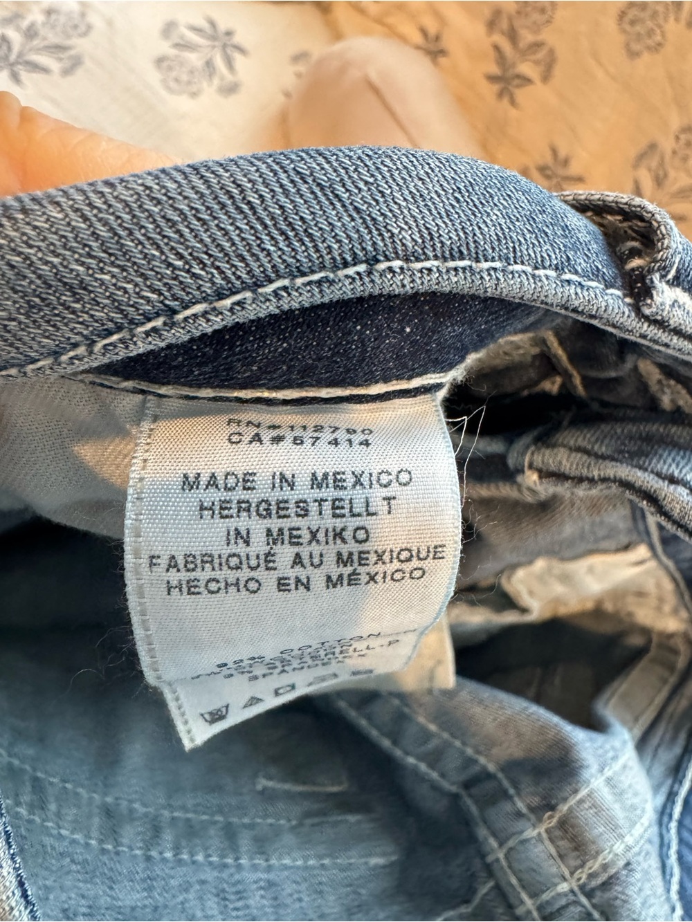 True Religion Distressed Dark Blue Skinny Jeans - Picture 5 of 5